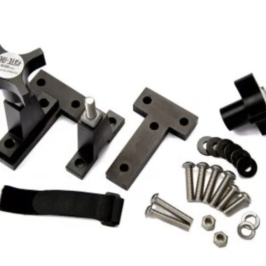 HM-825 – HI-LIFT JACK Jack Mount, Hi-Lift Jack Mounts To Vehicle Hood Black Anodized Aluminum